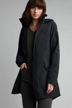 Chamarras Canada Goose Mujer Mexico - Avery Rompevientos Negros FO5492736